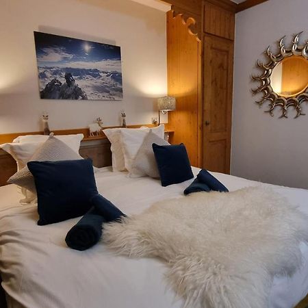 Arc 1950 Appartement De Standing Refuge Du Montagnard, Vue Incroyable Sur Le Montblanc, Skis Aux Pieds Acces Spa Et Piscine Les Arcs  Luaran gambar