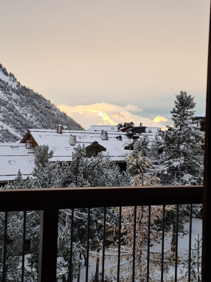 Arc 1950 Appartement De Standing Refuge Du Montagnard, Vue Incroyable Sur Le Montblanc, Skis Aux Pieds Acces Spa Et Piscine Les Arcs  Luaran gambar