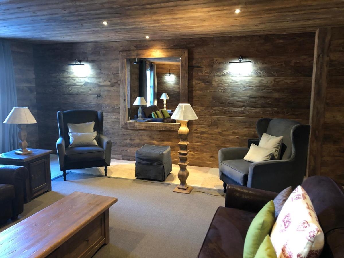 Arc 1950 Appartement De Standing Refuge Du Montagnard, Vue Incroyable Sur Le Montblanc, Skis Aux Pieds Acces Spa Et Piscine Les Arcs  Luaran gambar